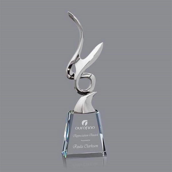 Tatiana Award - Silver/Clear