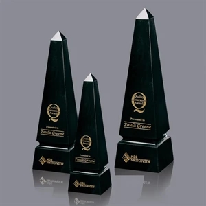 Marble Grooved Obelisk Award