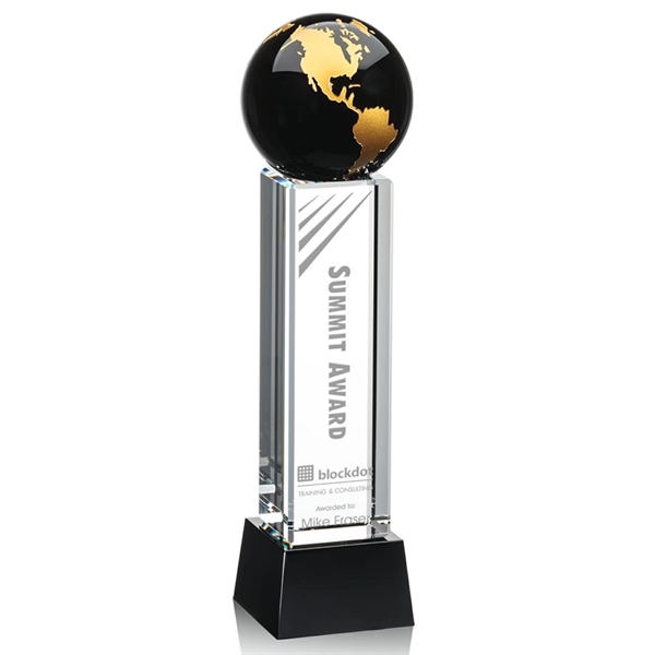 Luz Globe Award - Black with Base - Image 6