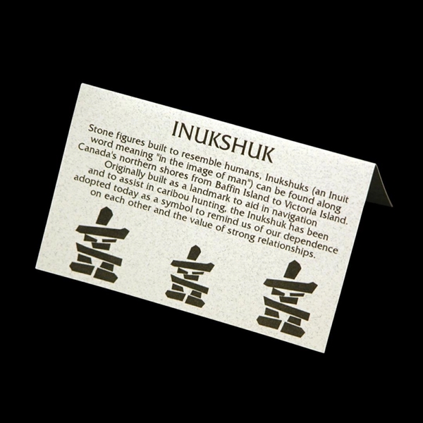Inukshuk Award on Black Mirror Base - Image 2