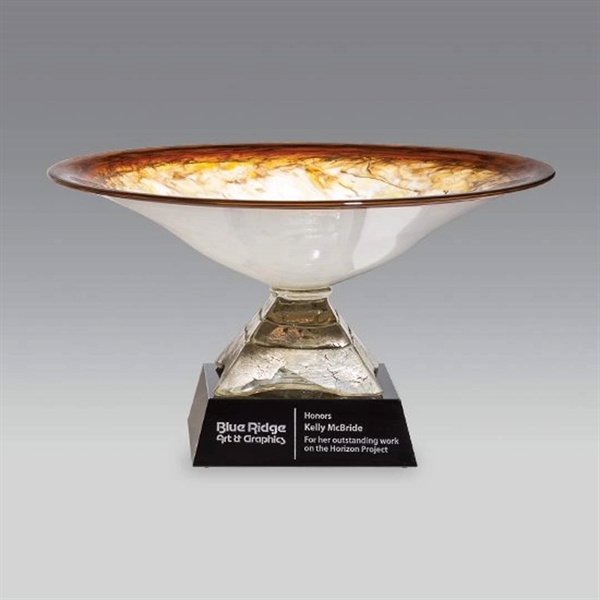 Bowl Award on Black - Image 3