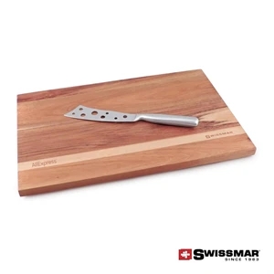 Swissmar® Acacia Cutting Board & Cheese Knife Set