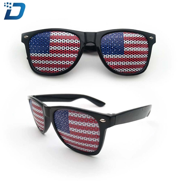 sunglasses, woman sunglasses, man sunglasses, USA flag sungl - Image 3