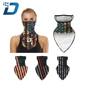 American Flag Cycling Triangle Scarf Face Mask/Head Wear