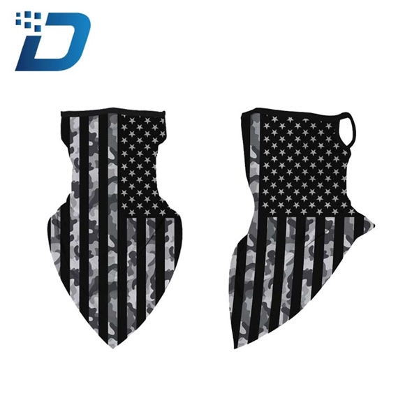 American Flag Cycling Triangle Scarf Face Mask/Head Wear - Image 2