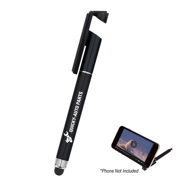 Stylus Pen with Phone Stand and Screen Cleaner - Image 1