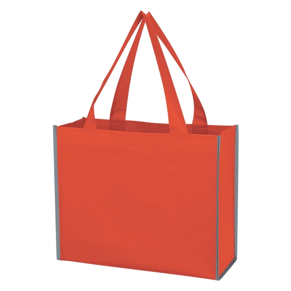 Laminated Reflective Non-Woven Shopper Bag - Image 9