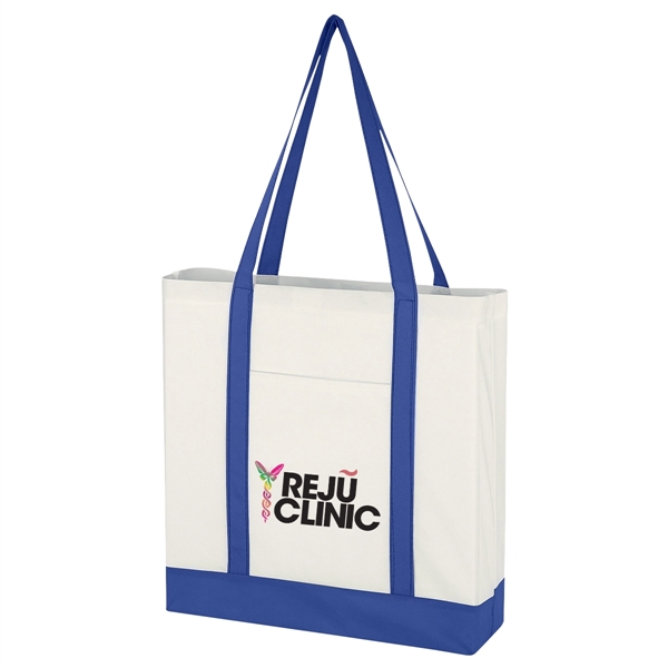 Non-Woven Tote Bag with Trim Colors - Image 10