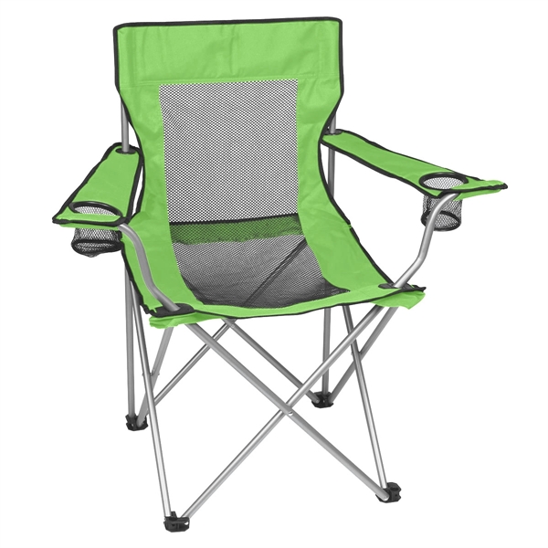 Mesh Folding Chair With Carrying Bag - Image 11