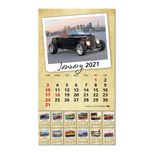 Car Shaped Peel-N-Stick® Calendar - Image 34