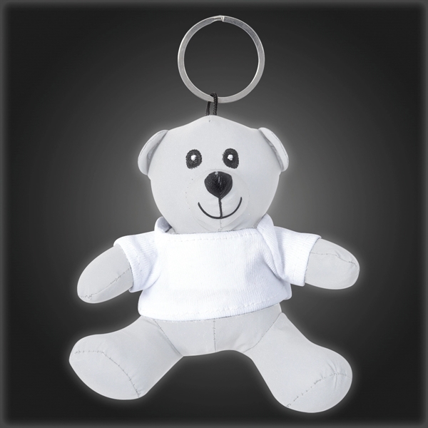 Mini Reflective Bear Key Tag - Image 4