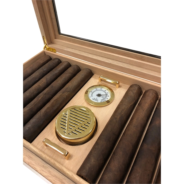 Braydon Lacquer Humidor with 10 Cigar Bed - Image 5
