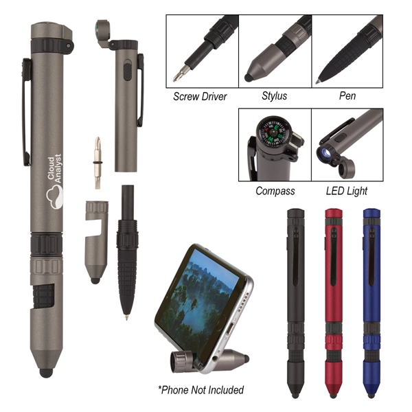 6-In-1 Quest Multi Tool Pen - Image 1