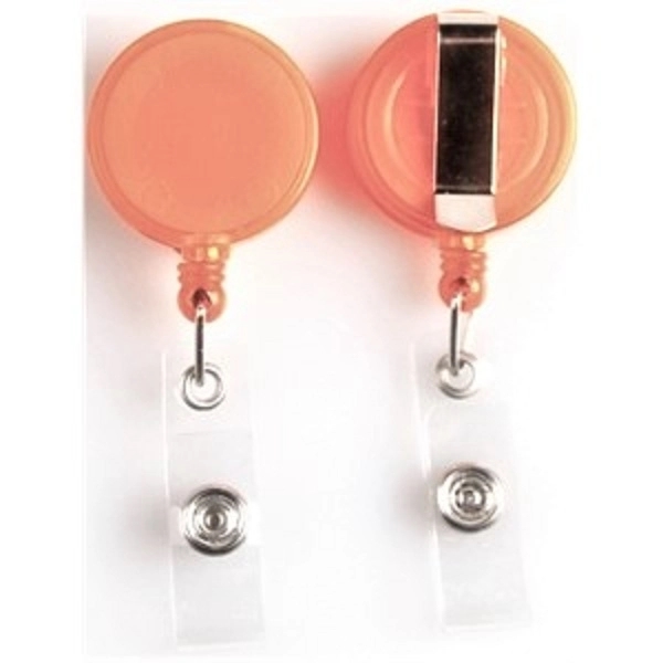 Round retractable badge holder with lanyard - Image 9