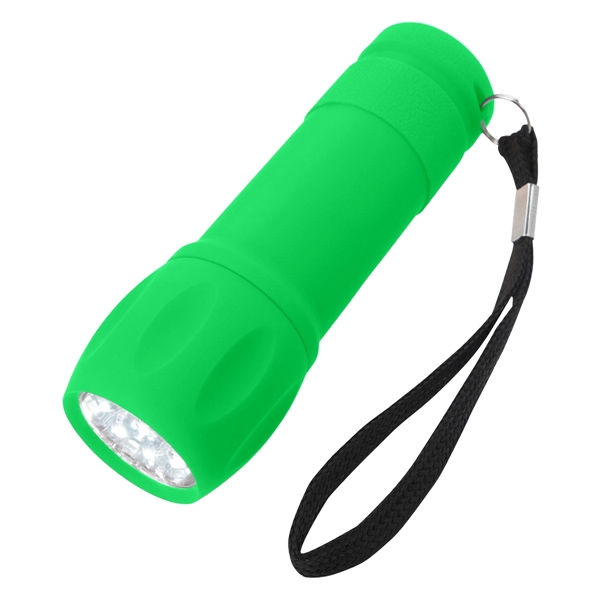 Rubberized Torch Light with Strap - Image 6