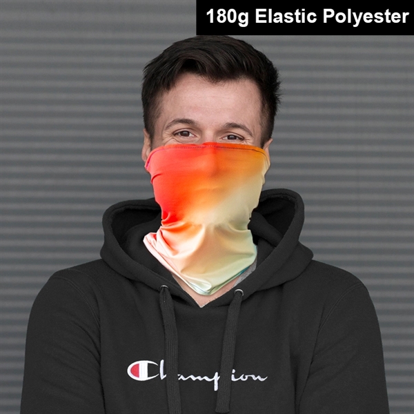 Full Color Neck Gaiter - neckerchief - head band face mask - Image 1