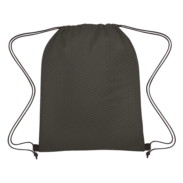 Non-Woven Wave Design Drawstring Bag - Image 19