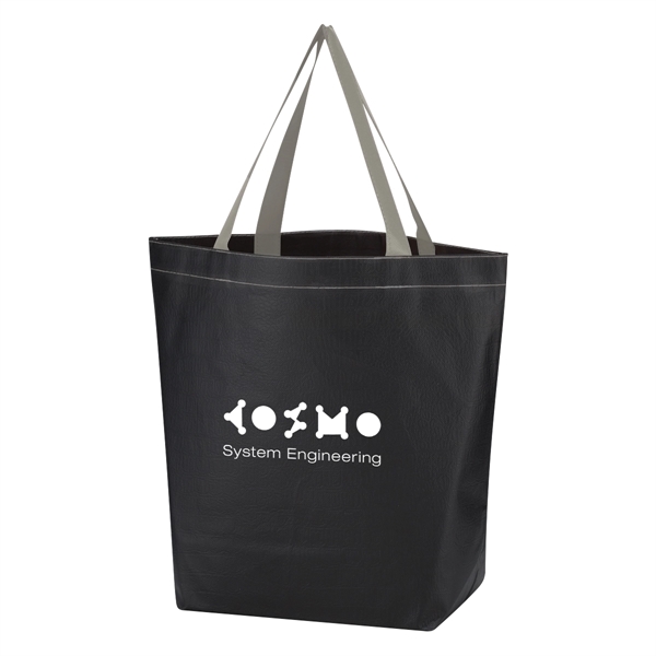 Non-Woven Leather-Look Tote Bag - Image 12