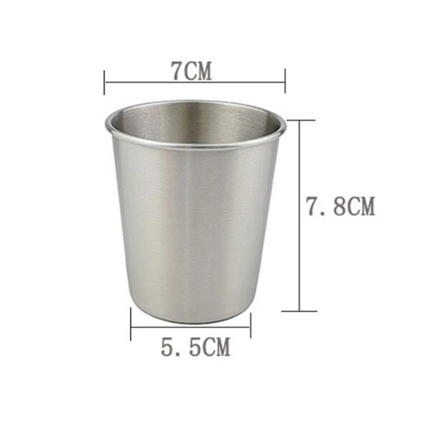 6.8 OZ Stainless Steel Beer Mugs     - Image 2