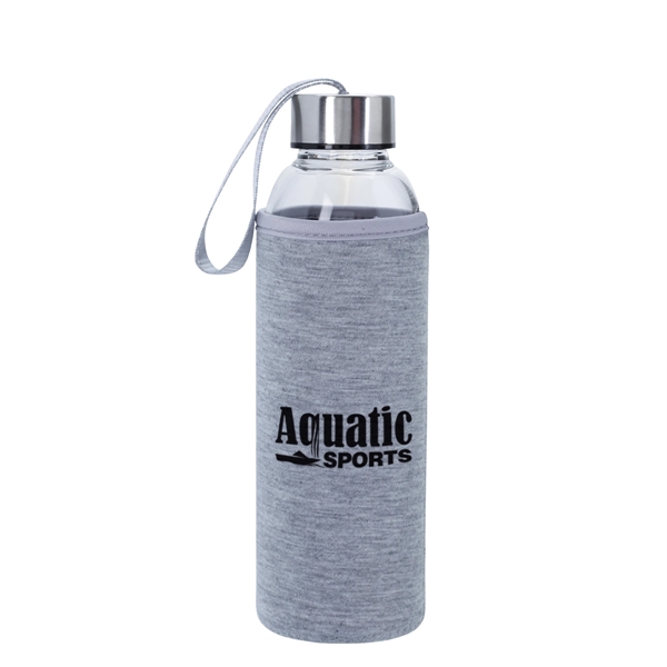18 Oz. Aqua Pure Glass Bottle - Image 6