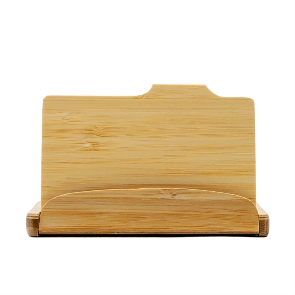 Bamboo Business Card Holder - Image 3