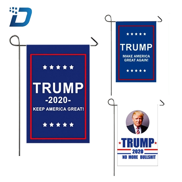 Trump Fans Blue Flag 2021 President Banner - Image 1