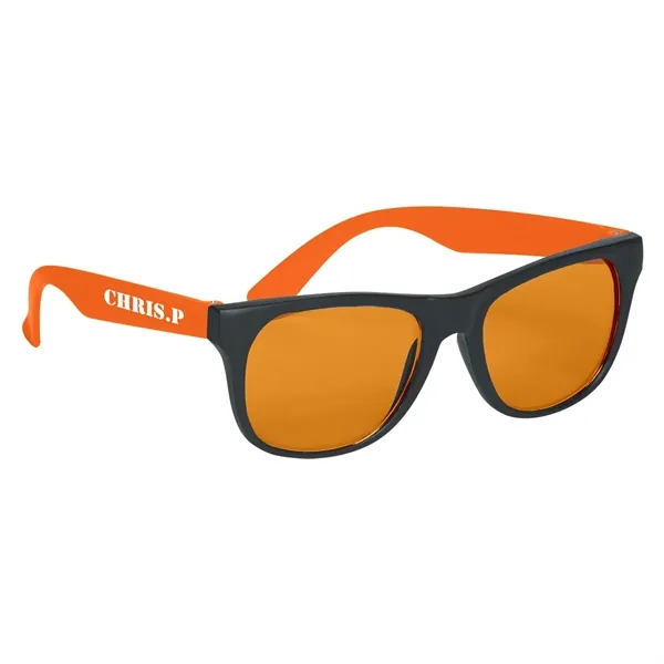 Tinted Lenses Rubberized Sunglasses - Image 7