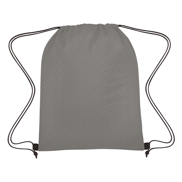 Non-Woven Wave Design Drawstring Bag - Image 20