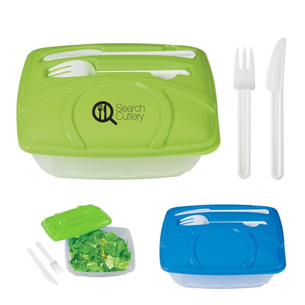 Wave Lunch Container With Custom Handle Box - Image 2