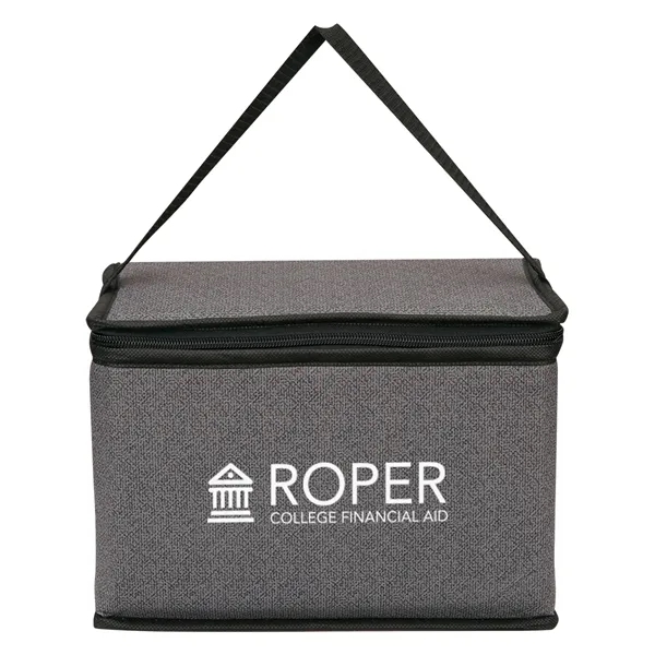 Heathered Non-Woven Cooler Lunch Bag - Image 7