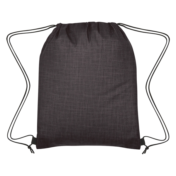 Crosshatch Non-Woven Drawstring Bag - Image 15