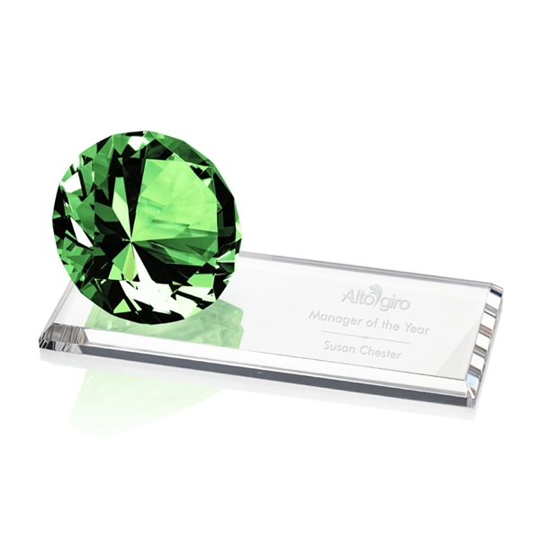 Gemstone Award on Starfire - Emerald - Image 5