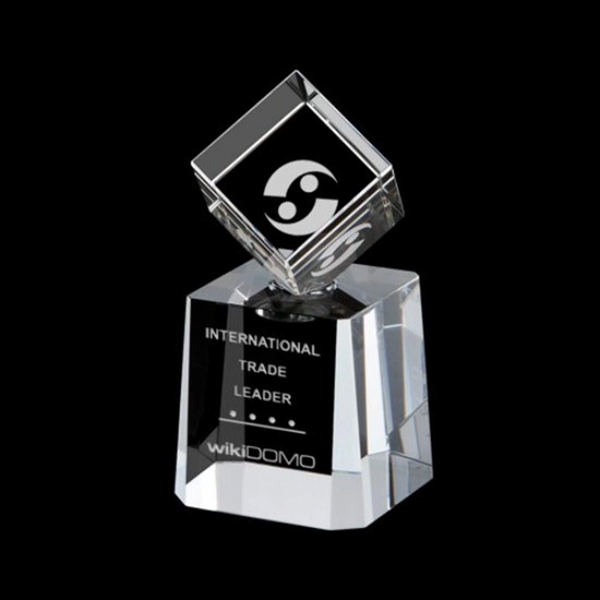 Stroud Rotating Cube Award - Image 2