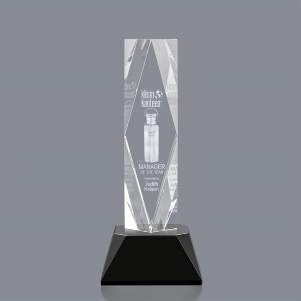 President 3D Award on Base - Black - Image 2