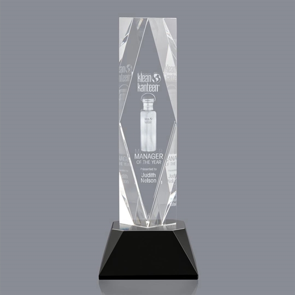 President 3D Award on Base - Black - Image 4