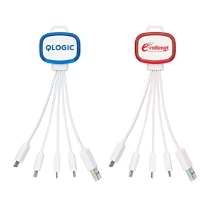 4-in-1 Charging Cable w/ LED Light