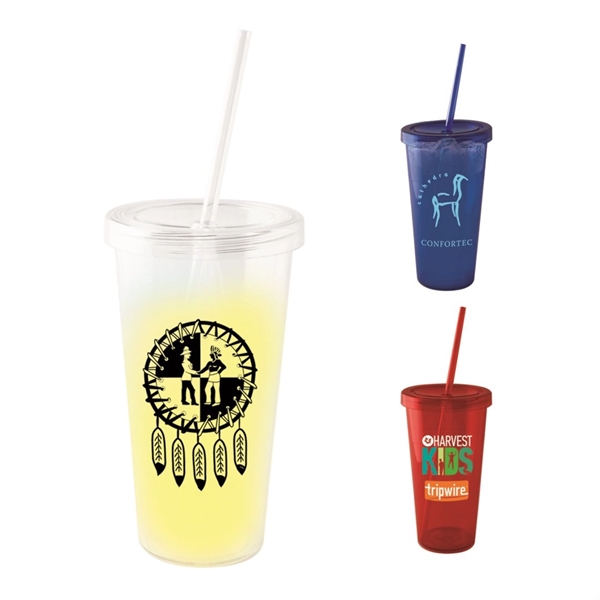 Grand Tumbler with Straw - 24oz - Image 1