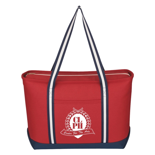 Large Cotton Canvas Admiral Tote Bag - Image 18