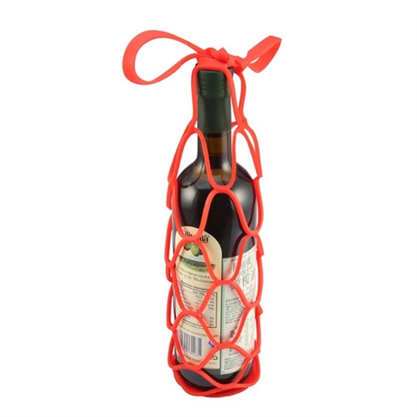 Foldable Silicone Red Wine Bag and Coaster - Image 8