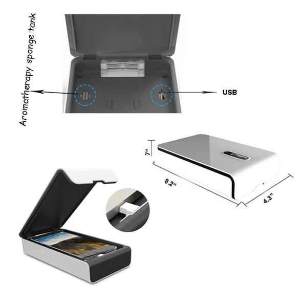 Multi USB Mobile UV Sterilizer With Aromatherapy Function - Image 2