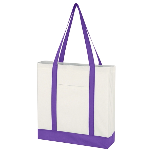 Non-Woven Tote Bag with Trim Colors - Image 12