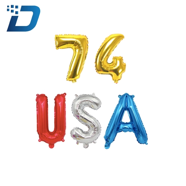 USA Independence Day Decorations Balloons American Flag Ball - Image 2