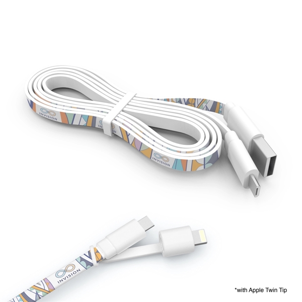 3 Foot Branded Twin Tip Cable - Image 1