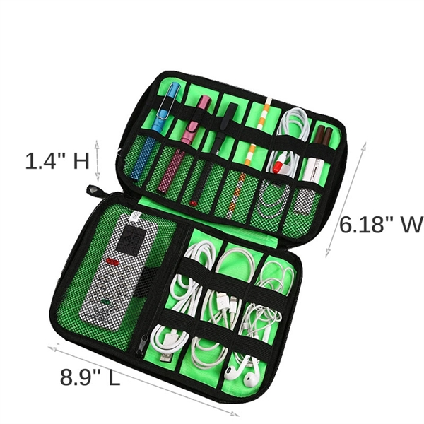 Portable Travel Electronics Accessories Organizer Bag     - Image 3