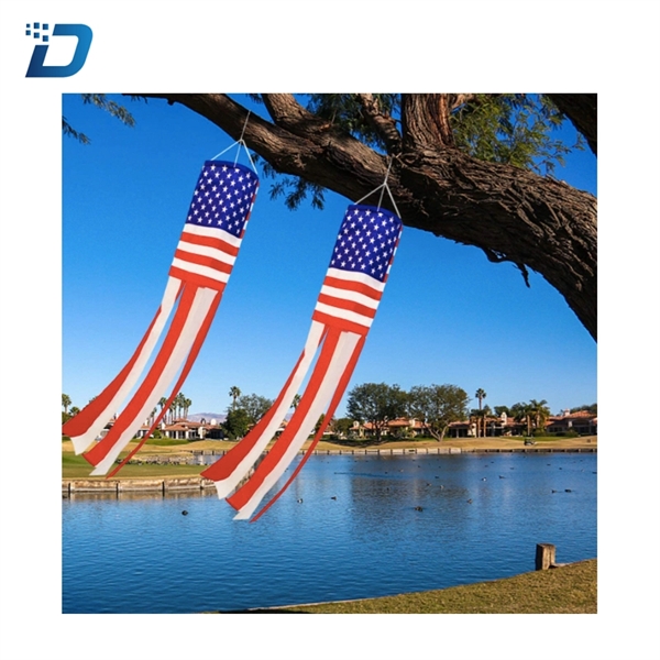 US Flag Windsock Stars and Stripes for Flag 4th of July Deco - Image 3