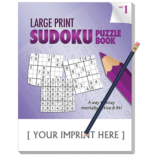 PUZZLE PACK, LARGE PRINT Sudoku Puzzle Set - Volume 1 - Image 1