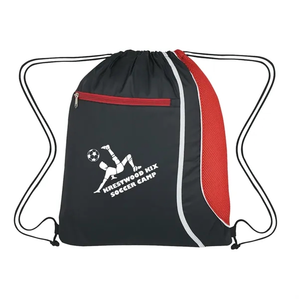 Mesh Accent Drawstring Sports Pack - Image 12