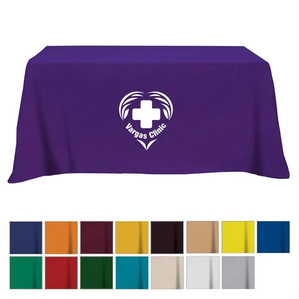 Flat 4-sided Table Cover - fits 6' standard table - Image 1