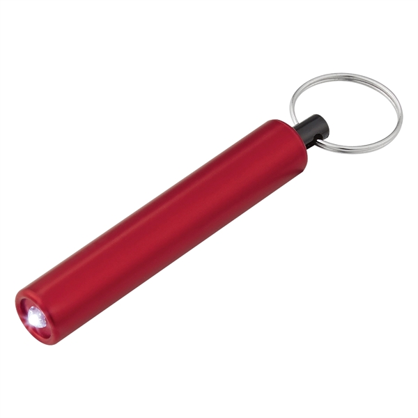 Mini Cylinder LED Flashlight Key Tag - Image 11