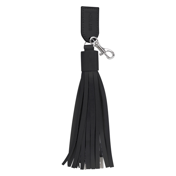 2-In-1 Charging Cables On Tassel Key Ring - Image 4